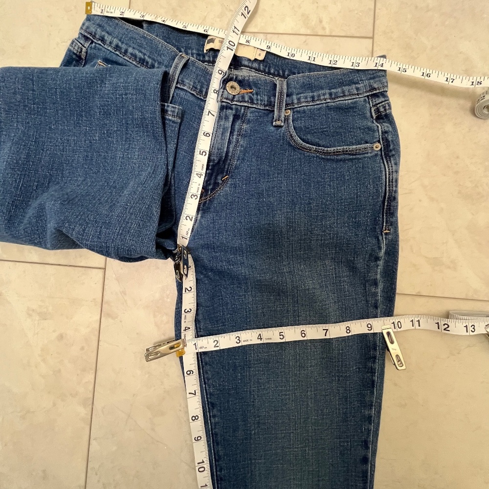 Women's Levi's 515 Embroidered Bootcut, WINE R TAG, 6 x 30.5L - Picture 13 of 14